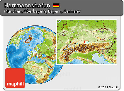 Physical Location Map of Hartmannshofen