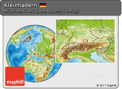 Physical Location Map of Kleinhadern