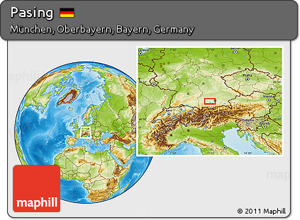 Physical Location Map of Pasing