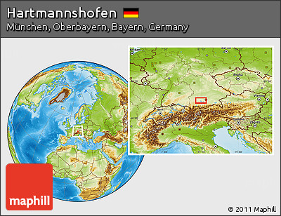 Physical Location Map of Hartmannshofen