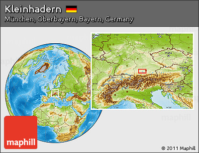 Physical Location Map of Kleinhadern