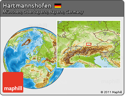 Physical Location Map of Hartmannshofen
