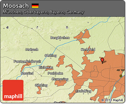 Physical Map of Moosach