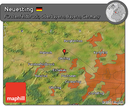 Satellite Map of Neuesting