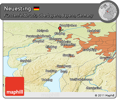 Physical Panoramic Map of Neuesting