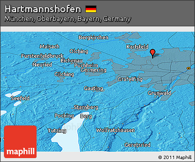 Political Panoramic Map of Hartmannshofen