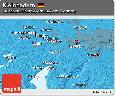 Political Panoramic Map of Kleinhadern