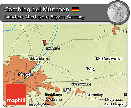 Physical 3D Map of Garching Bei München