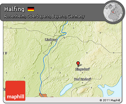 Physical 3D Map of Halfing