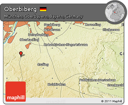 Physical 3D Map of Oberbiberg