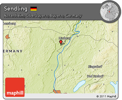 Physical 3D Map of Sendling