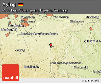 Physical 3D Map of Aying