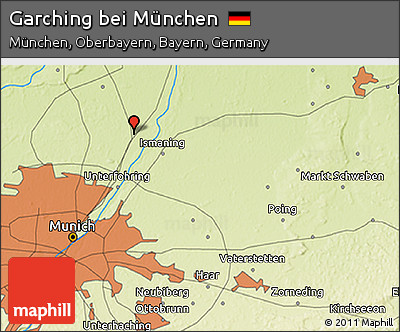 Physical 3D Map of Garching Bei München