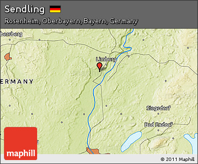 Physical 3D Map of Sendling