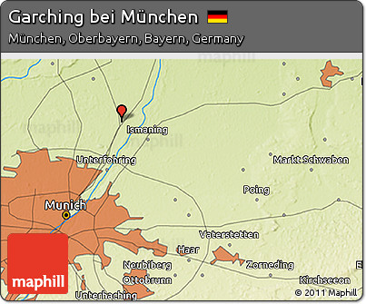 Physical 3D Map of Garching Bei München