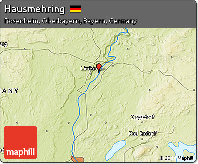 Physical 3D Map of Hausmehring