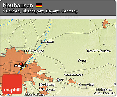 Physical 3D Map of Neuhausen