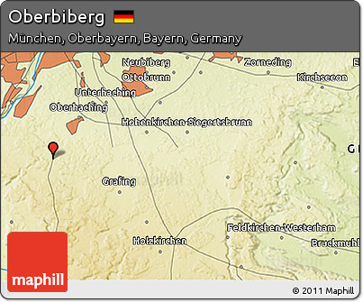 Physical 3D Map of Oberbiberg