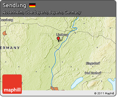 Physical 3D Map of Sendling