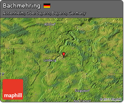 Satellite 3D Map of Bachmehring