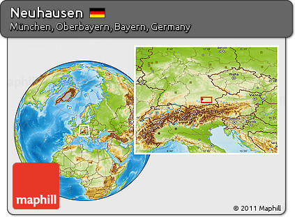 Physical Location Map of Neuhausen
