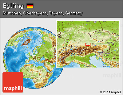 Physical Location Map of Eglfing