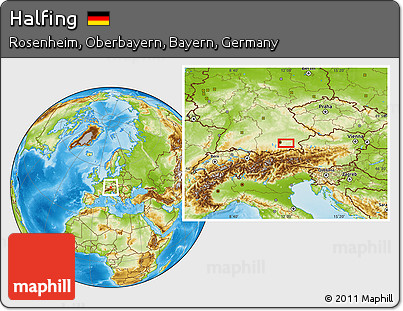 Physical Location Map of Halfing
