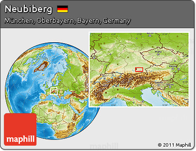 Physical Location Map of Neubiberg