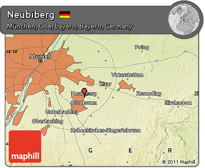 Physical Map of Neubiberg