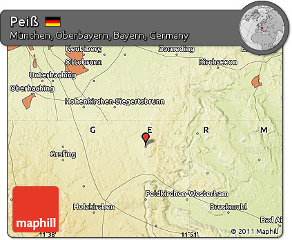 Physical Map of Peiß