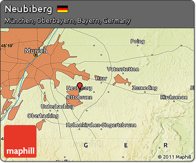Physical Map of Neubiberg