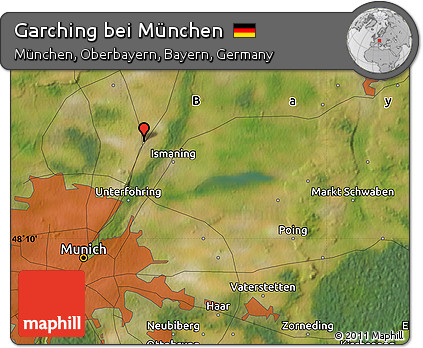 Satellite Map of Garching Bei München