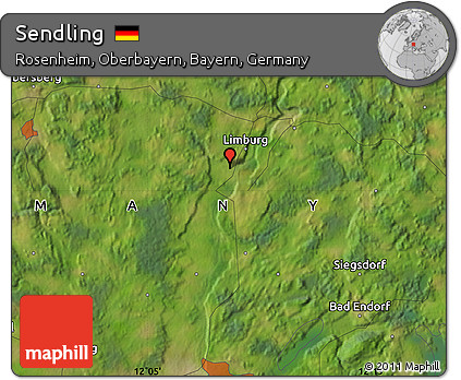 Satellite Map of Sendling
