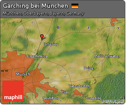 Satellite Map of Garching Bei München