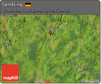 Satellite Map of Sendling