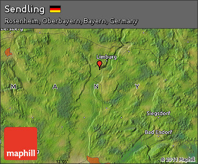Satellite Map of Sendling