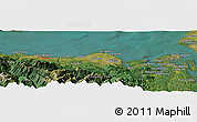 Satellite Panoramic Map of the area around 48° 5' 50" N, 123° 10' 30" W