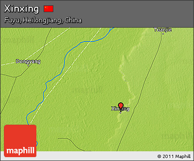 Physical 3D Map of Xinxing