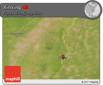 Satellite 3D Map of Xinxing