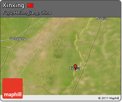 Satellite 3D Map of Xinxing