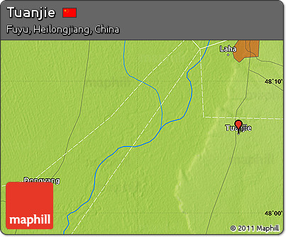 Physical Map of Tuanjie