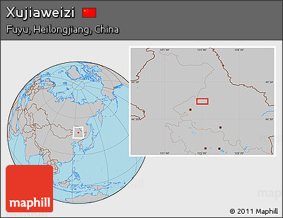 Gray Location Map of Xujiaweizi