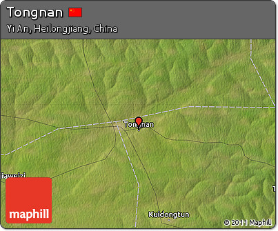 Satellite Map of Tongnan