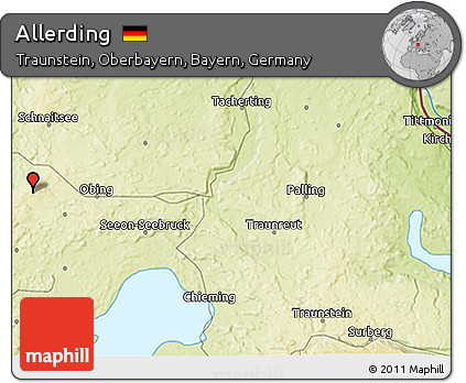 Physical 3D Map of Allerding