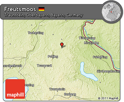 Physical 3D Map of Freutsmoos