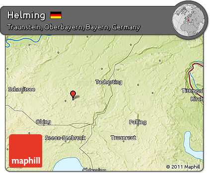 Physical 3D Map of Helming