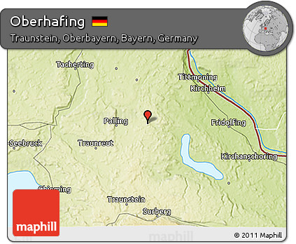 Physical 3D Map of Oberhafing
