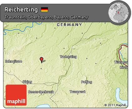 Physical 3D Map of Reicherting