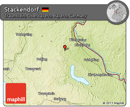 Physical 3D Map of Stackendorf