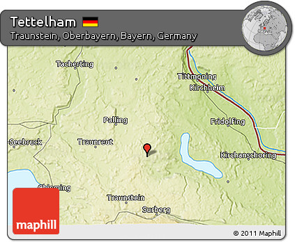 Physical 3D Map of Tettelham